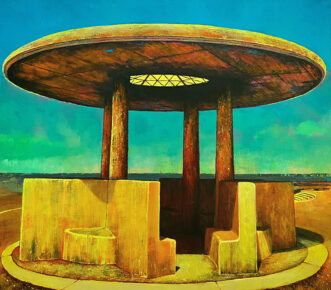 Peter James Houghton Cleveleys Promenade painting