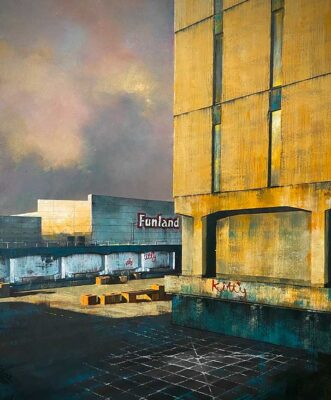 Funland british seaside Artist Peter Houghton