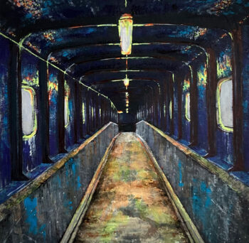 Sandbach Services by Artist Peter James Houghton