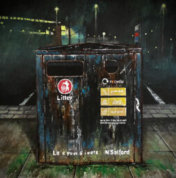 Shopping City Bin Art